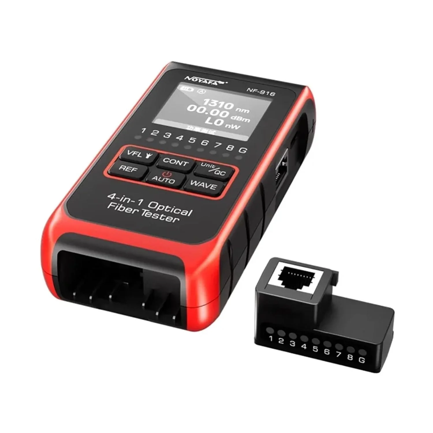 NF-916 توان سنج فیبر نوری VFL REF FC SC ST تست کننده کابل فیبر نوری با چراغ قوه OPM
