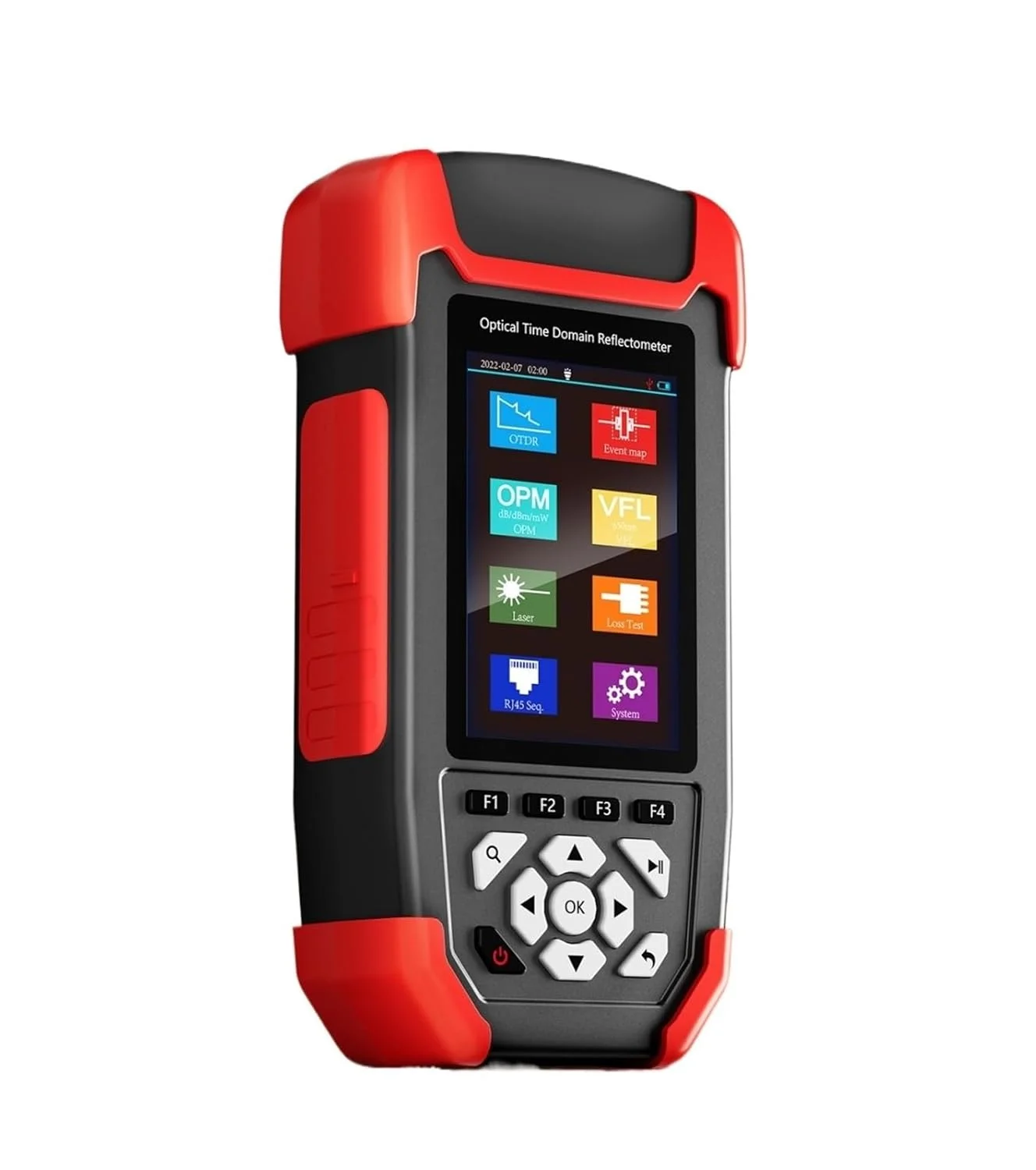 تستر فیبر نوری NF-981، دارای پاور متر نوری، آشکارساز خطا با OPM، VFL، OLS، نقشه رویداد و مولتی متر کابل اترنت