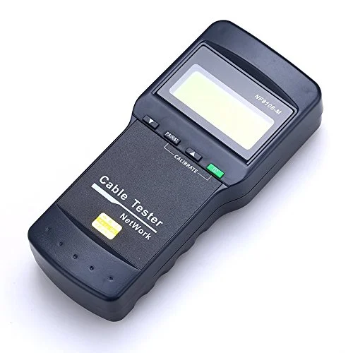 NF8108-M تستر طول کابل شبکه دیجیتال، تستر کابل شبکه با طول 8 متر، واحدهای از راه دور Cat5E/6E UTP STP CAT5 RJ45