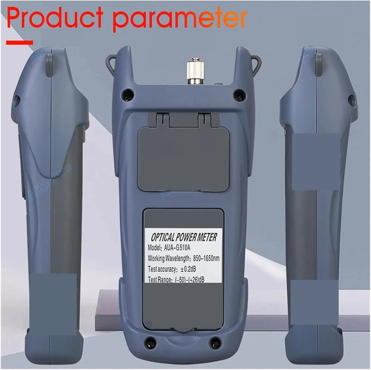 توان‌سنج نوری G510A/G710A با آداپتور SC FC -50~+26dBm/-70~+10dBm (دارای نور پس‌زمینه LED) تستر کابل فیبر نوری FTTH (مدل G710A)