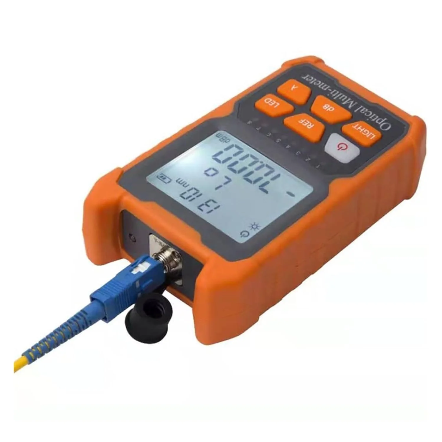 مینی پاور متر فیبر نوری OPM دستی برای تست شبکه کابل فیبر نوری -70+6 یا -50+26 (-50 تا 26)