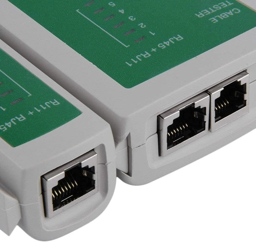 تستر کابل شبکه دستی NTECH RJ45/RJ11 Cat5/Cat6 LAN، ردیاب و آشکارساز سیم تلفن