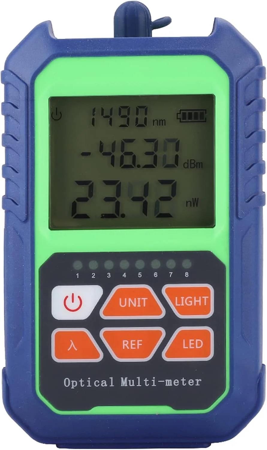 نورسنج نوری، تستر کابل فیبر نوری، مکان یاب عیب یابی بصری قابل حمل، تستر فیبر نوری مینیاتوری نوع A با دقت بالا FC/SC/ST، برای ابزارهای FTTH CCTV CATV