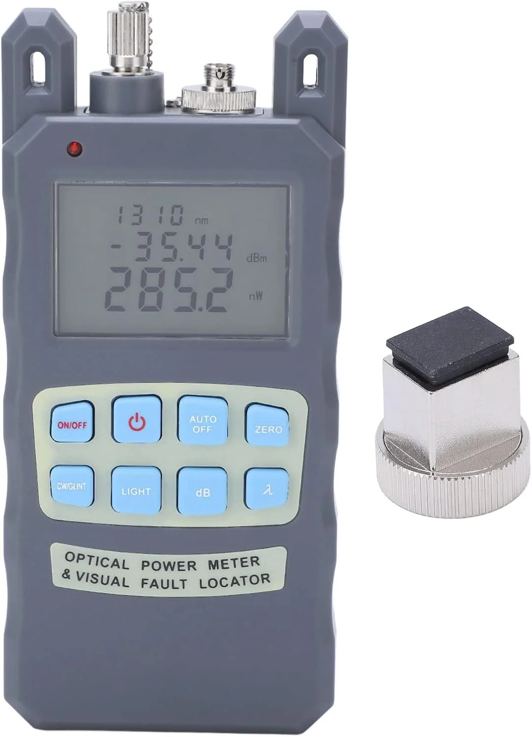 تستر کابل فیبر نوری قابل حمل با رابط SC FC ST و مکان یاب عیب یابی بصری (10MW)