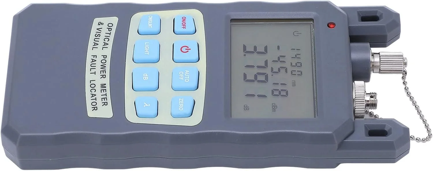 تستر کابل فیبر نوری قابل حمل با رابط SC FC ST و مکان یاب عیب یابی بصری (10MW)