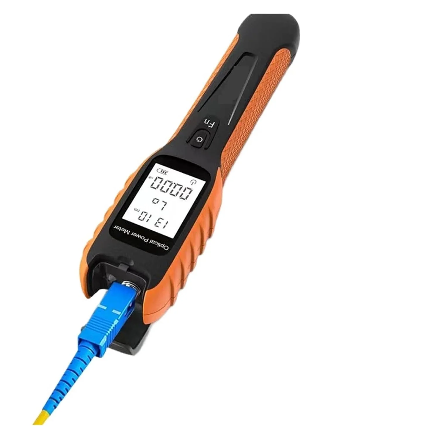 توان سنج نوری قابل شارژ با کابل فیبر نوری و شارژ USB با نور LED مینی OPM (70- تا 6dBm)