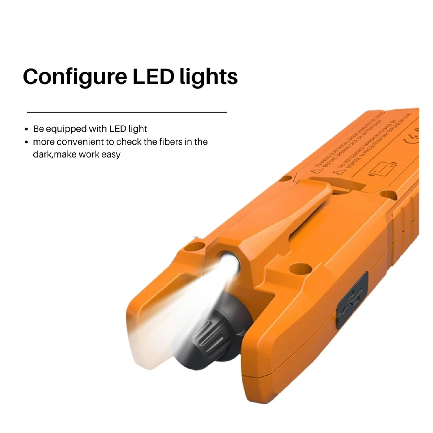نورسنج نوری -70~+6dBm تستر کابل شبکه فیبر نوری چند منظوره با چراغ LED