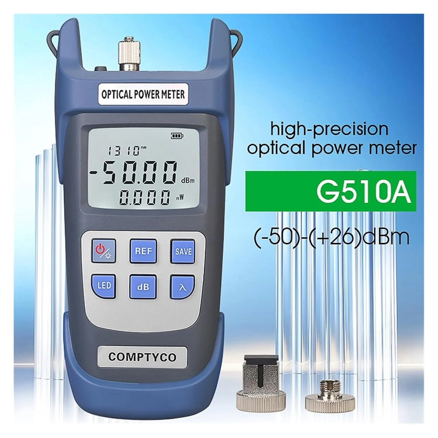 تستر کابل فیبر نوری و سنجش توان نوری G710A/G510A با کانکتورهای SC/FC با محدوده اندازه گیری -70dBm~+10dBm/ -50dBm~+26dBm مدل G710A/G510(G510A)