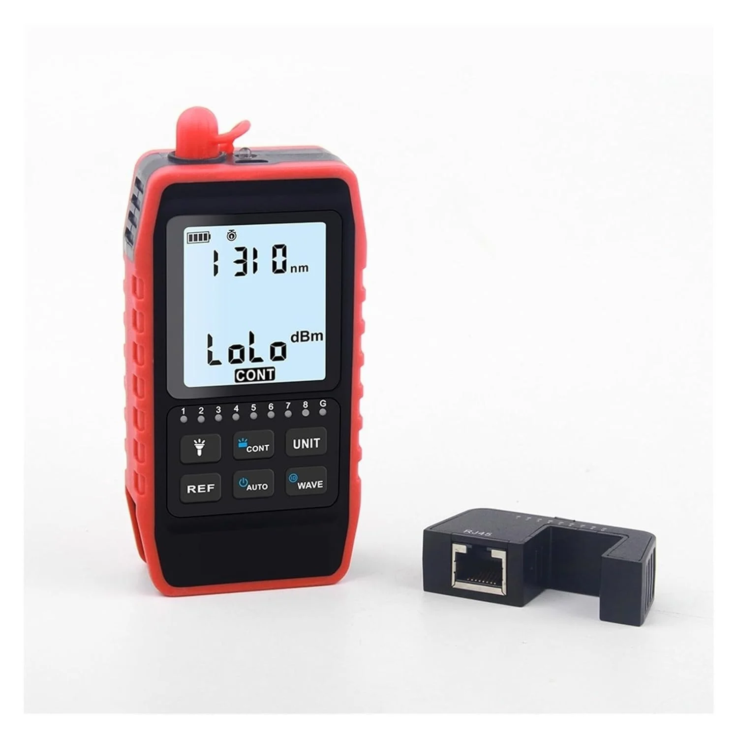 متر قدرت فیبر نوری کوچک FC SC ST -60~+8dbm، مکان یاب عیب بصری، تست کابل شبکه، تستر عیب فیبر نوری