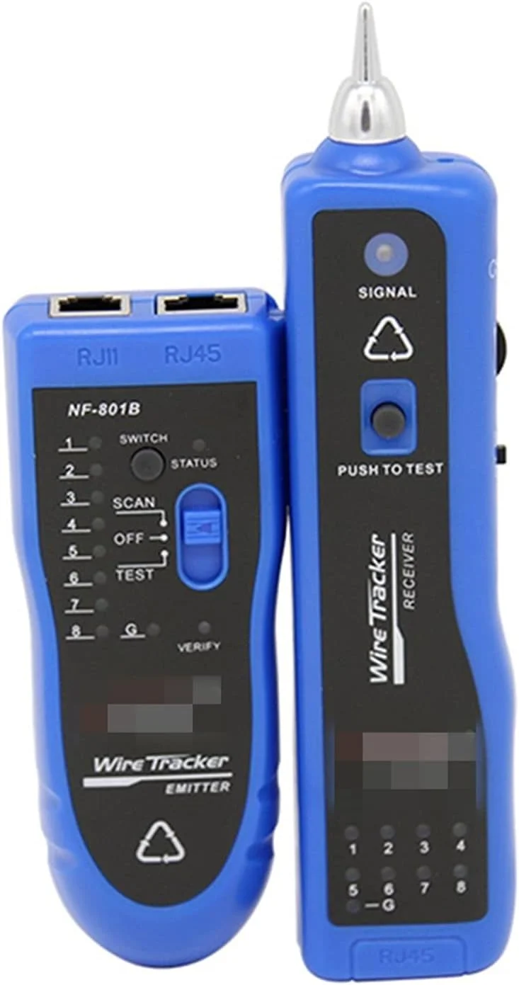 تستر کابل شبکه PEHUB، ردیاب سیم LAN RJ11 RJ45 و عیب یاب کابل، ردیاب خط تلفن زیرزمینی