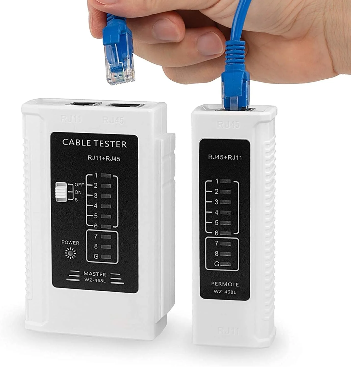 تستر کابل PEPDRO برای کابل شبکه RJ45 RJ11