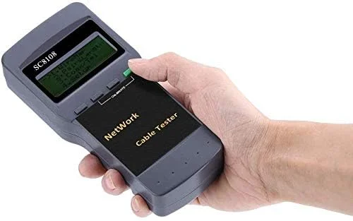 تستر قابل حمل PEPDRO، تستر کابل RJ45، یاب نقطه شکست، مسافت یاب تست طول با خاموش شدن تاخیری خودکار، تستر خط تلفن RJ11 تستر قابل حمل PEPDRO، تستر کابل RJ45، یاب نقطه شکست، مسافت یاب تست طول با خاموش شدن تاخیری خودکار، تستر خط تلفن RJ11