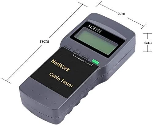 تستر قابل حمل PEPDRO، تستر کابل RJ45، یاب نقطه شکست، مسافت یاب تست طول با خاموش شدن تاخیری خودکار، تستر خط تلفن RJ11 تستر قابل حمل PEPDRO، تستر کابل RJ45، یاب نقطه شکست، مسافت یاب تست طول با خاموش شدن تاخیری خودکار، تستر خط تلفن RJ11