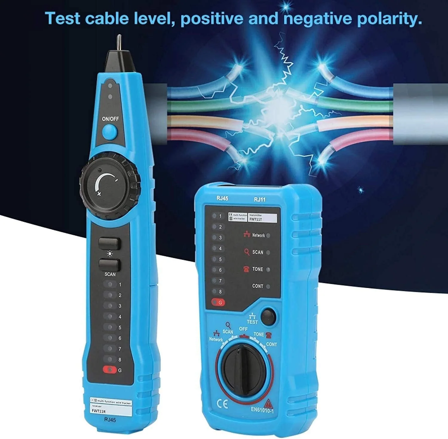 تستر کابل تلفن، ردیاب کابل ضد انفجار صنعتی IP40، برای مهندسی سیم کشی مخابرات