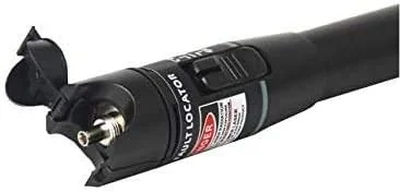 منبع نور قرمز آشکارساز عیب یابی فیبر نوری 30mW، ابزار تست کابل 15-20 کیلومتر