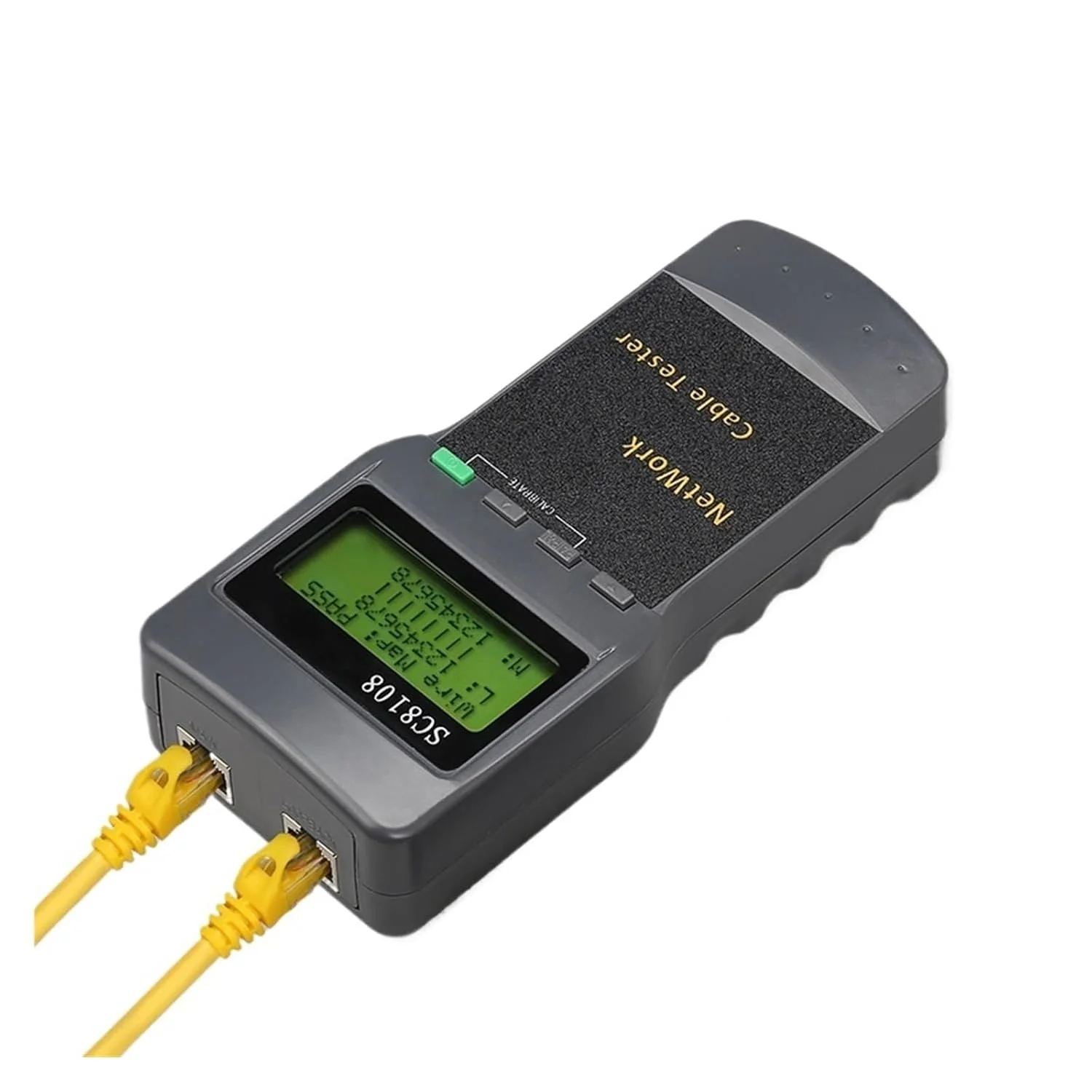 تستر شبکه LCD قابل حمل و تستر کابل تلفن LAN با نمایشگر