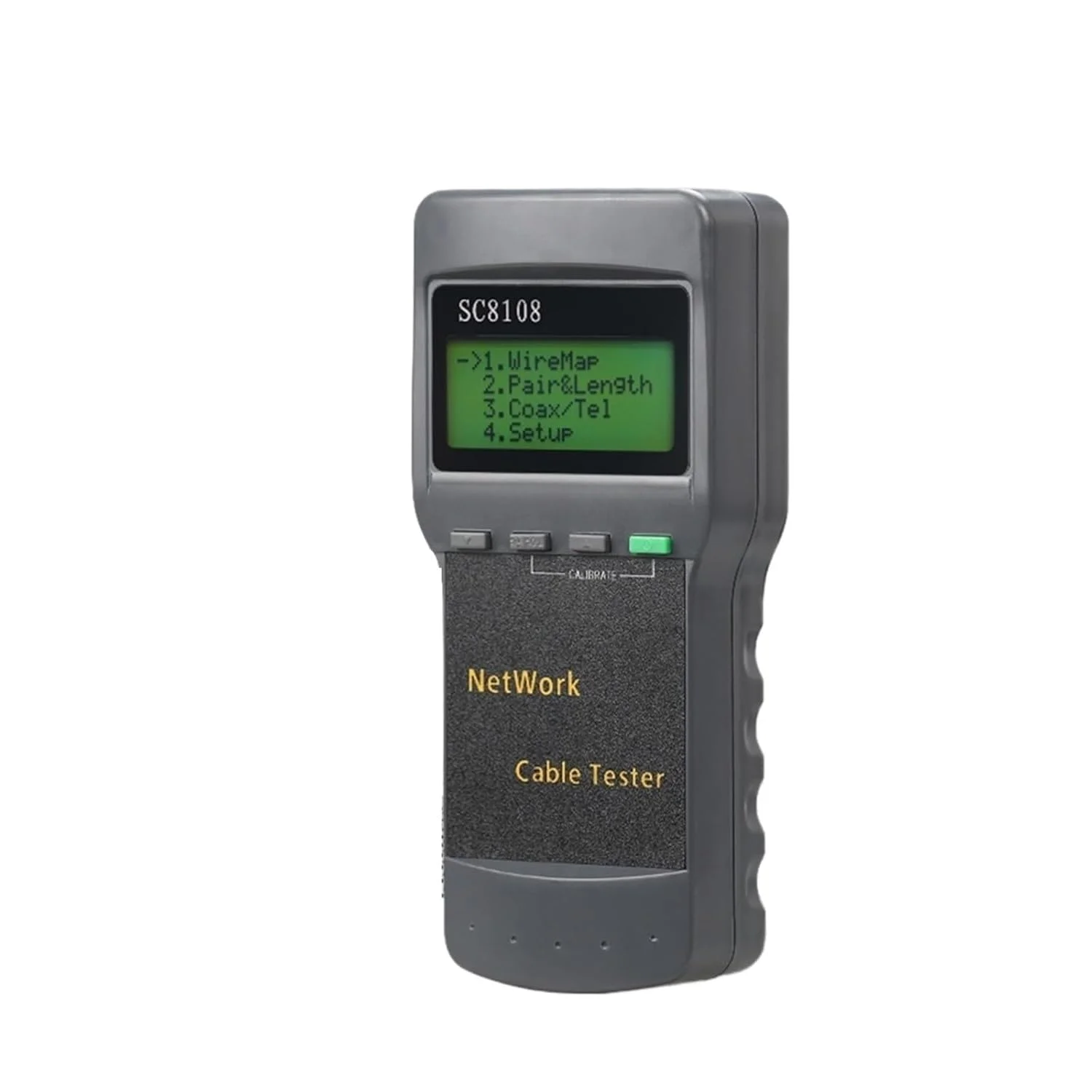 تستر شبکه LCD قابل حمل و تستر کابل تلفن LAN با نمایشگر LCD RJ45