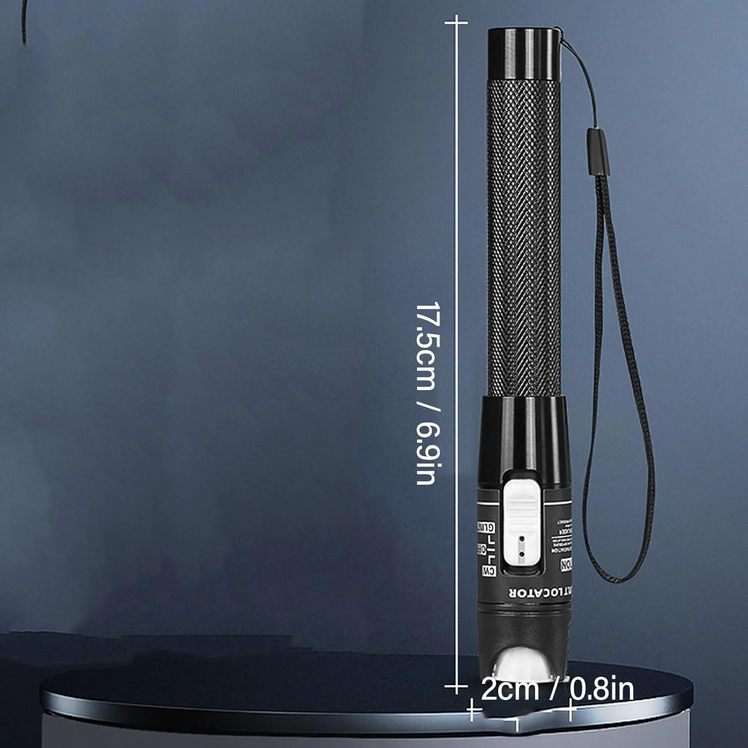 قلم تست فیبر نوری 80MW تستر غیر قابل حمل 80 کیلومتر، یاب عیب بصری کانکتور یونیورسال 2.5 میلی متری، نگهداری مدار کابل نوری