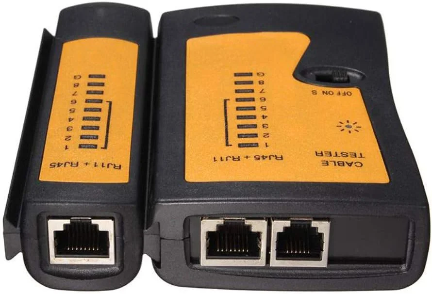 تستر کابل شبکه حرفه ای RJ45 RJ11