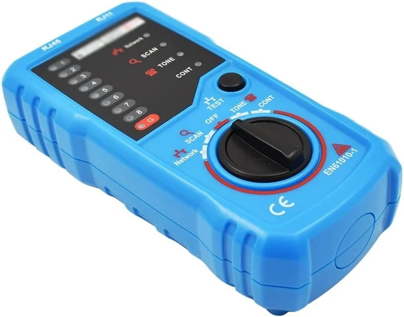 تستر کابل شبکه RJ45، ردیاب کابل، آشکارساز اترنت، ردیاب سیم تلفن، ابزار شبکه Leunlee