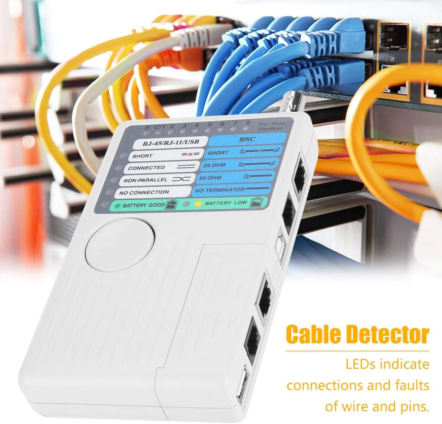 ابزار ردیاب کابل شبکه Raitron، تستر کابل LAN برای کابل های UTP و STP