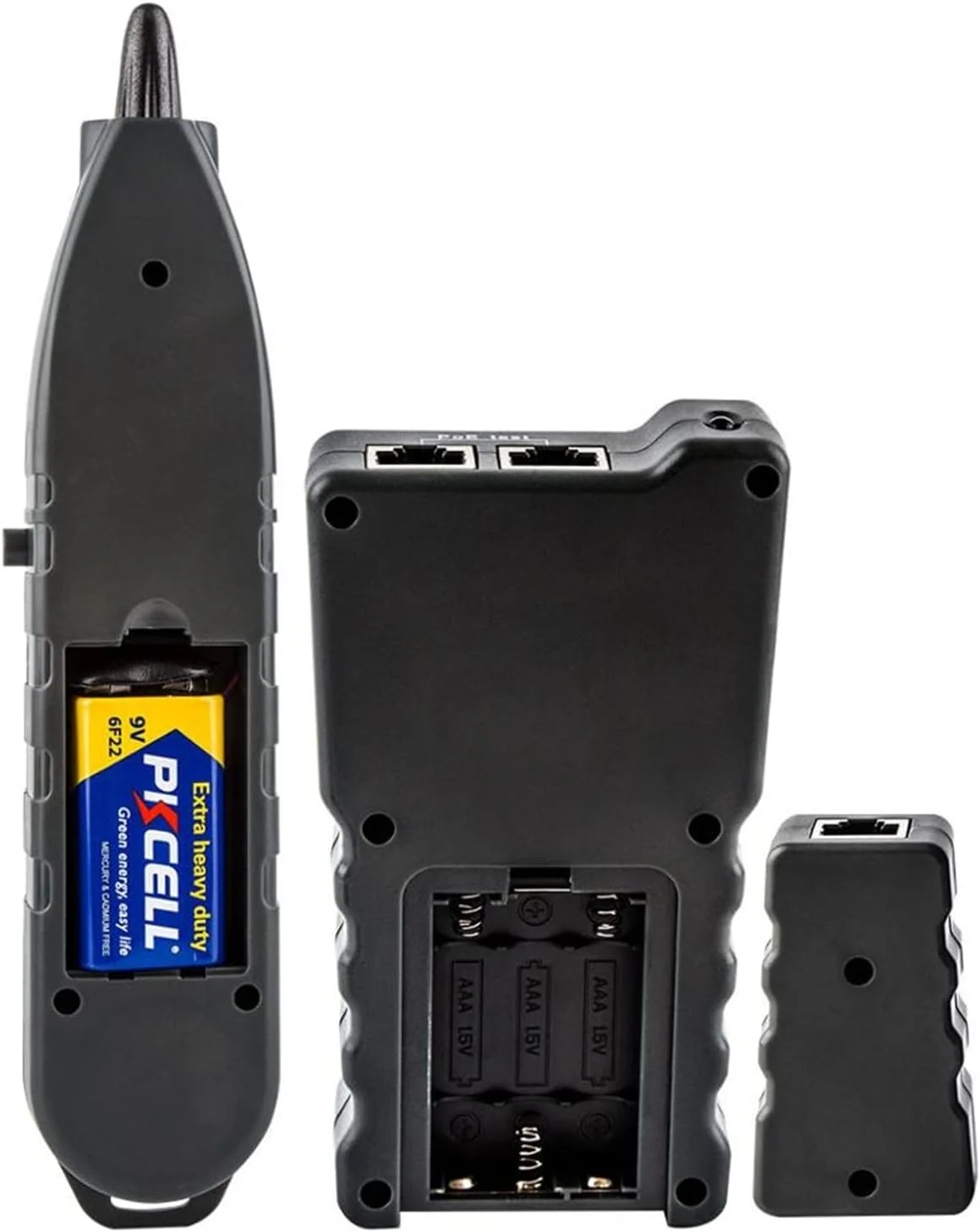 تستر کابل شبکه با صفحه نمایش LCD، ردیاب طول NF-8209، تستر سیم POE، ابزار تست شبکه، اسکنر کابل و نقشه سیم برای استفاده در خانه، کار یا پروژه‌های شخصی!