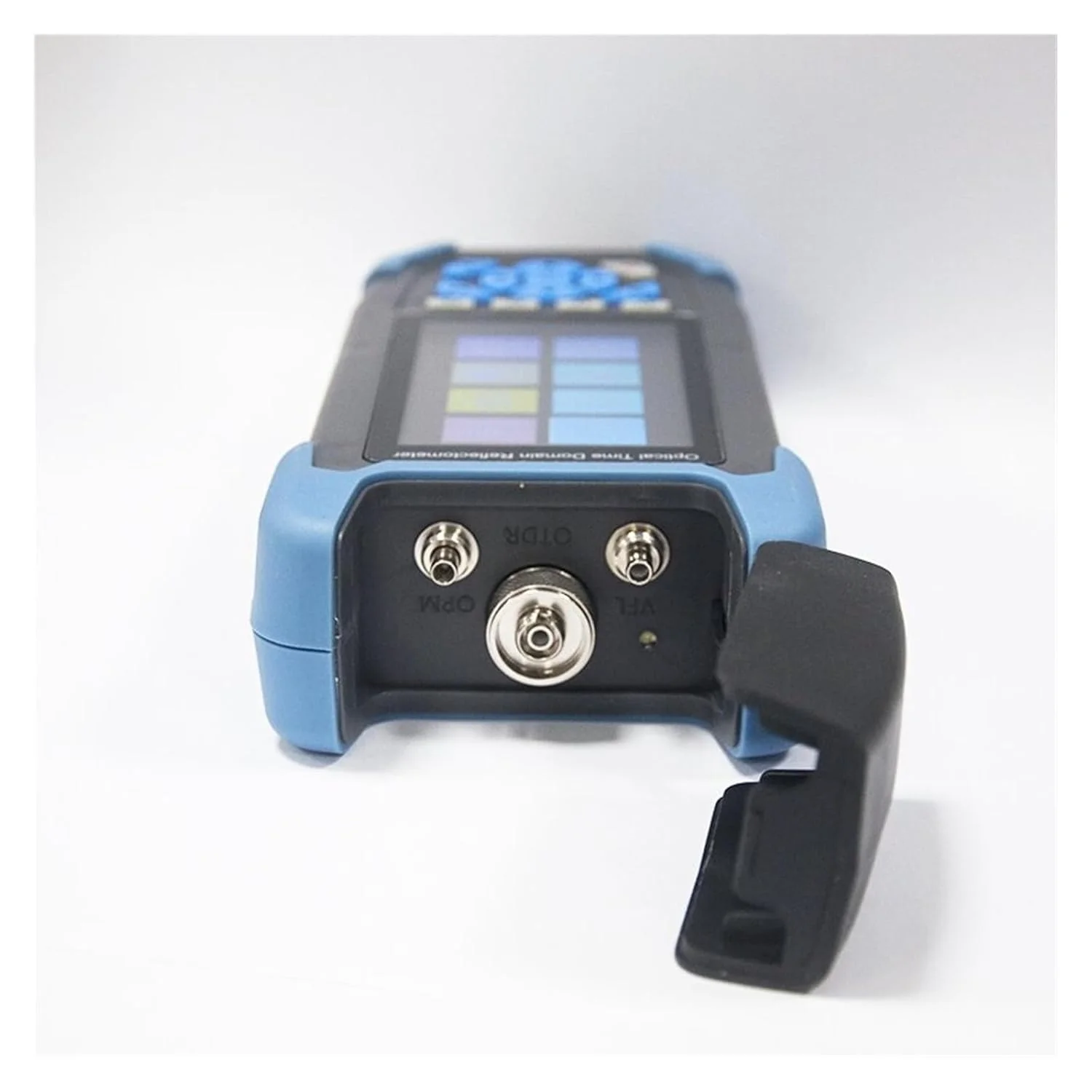 مینی OTDR رفلکتومتر فیبر نوری 1310/1550 نانومتر 22/24dB برای کابل فیبر 60 کیلومتری 9 در 1 تستر اترنت (APC)