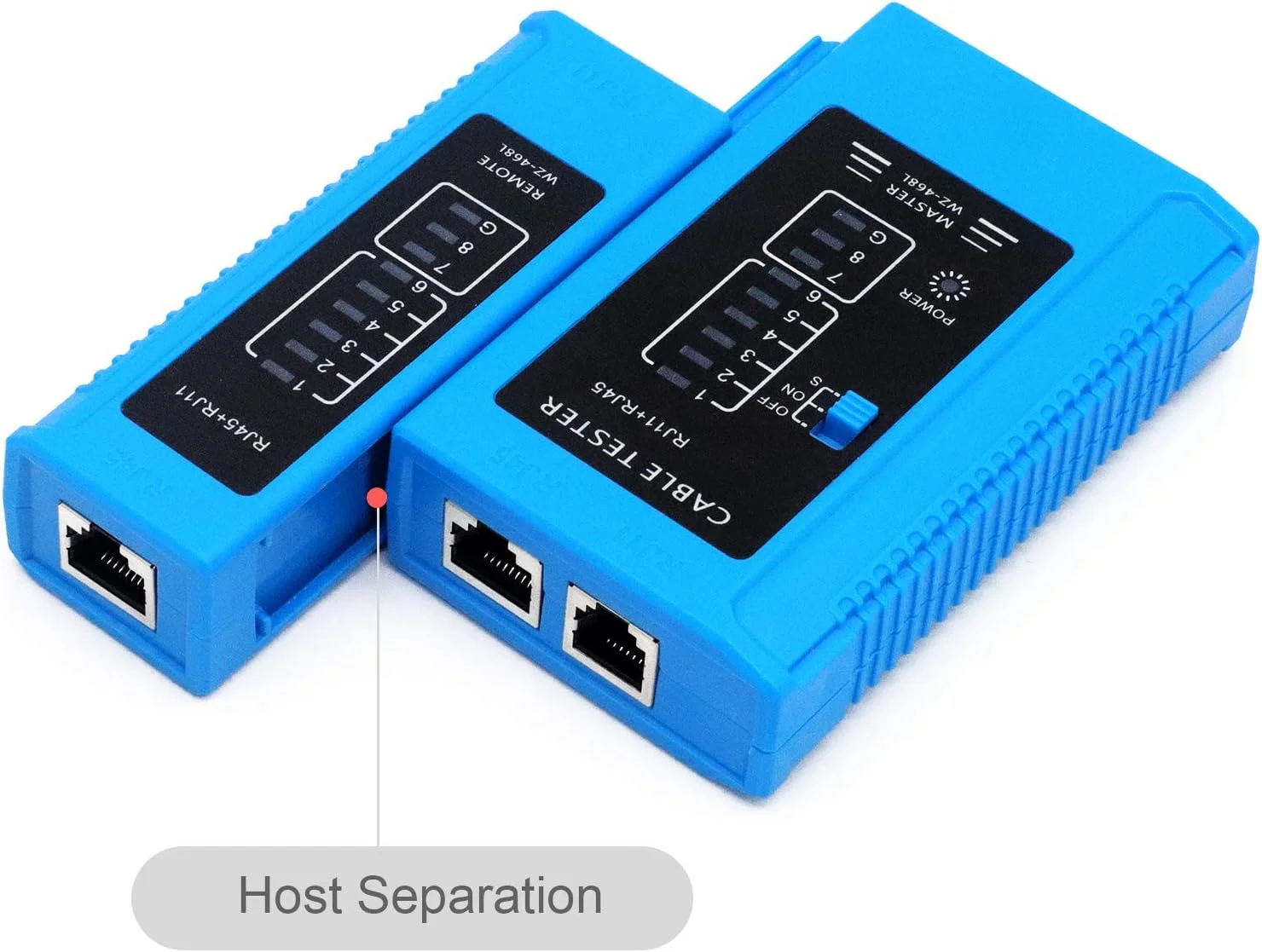 تستر کابل شبکه RUIZHI، تستر LAN RJ11 و RJ45، تستر سیم LAN، تستر کابل شبکه