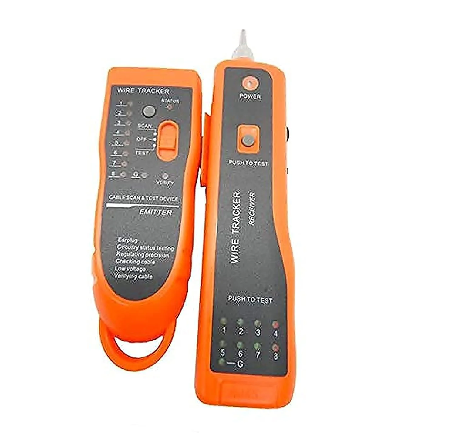 تستر کابل شبکه SKEIDO UTP STP Cat5 Cat6 RJ45 LAN، ردیاب سیم تلفن RJ11، کیت تشخیص و ردیابی صدا XQ-350