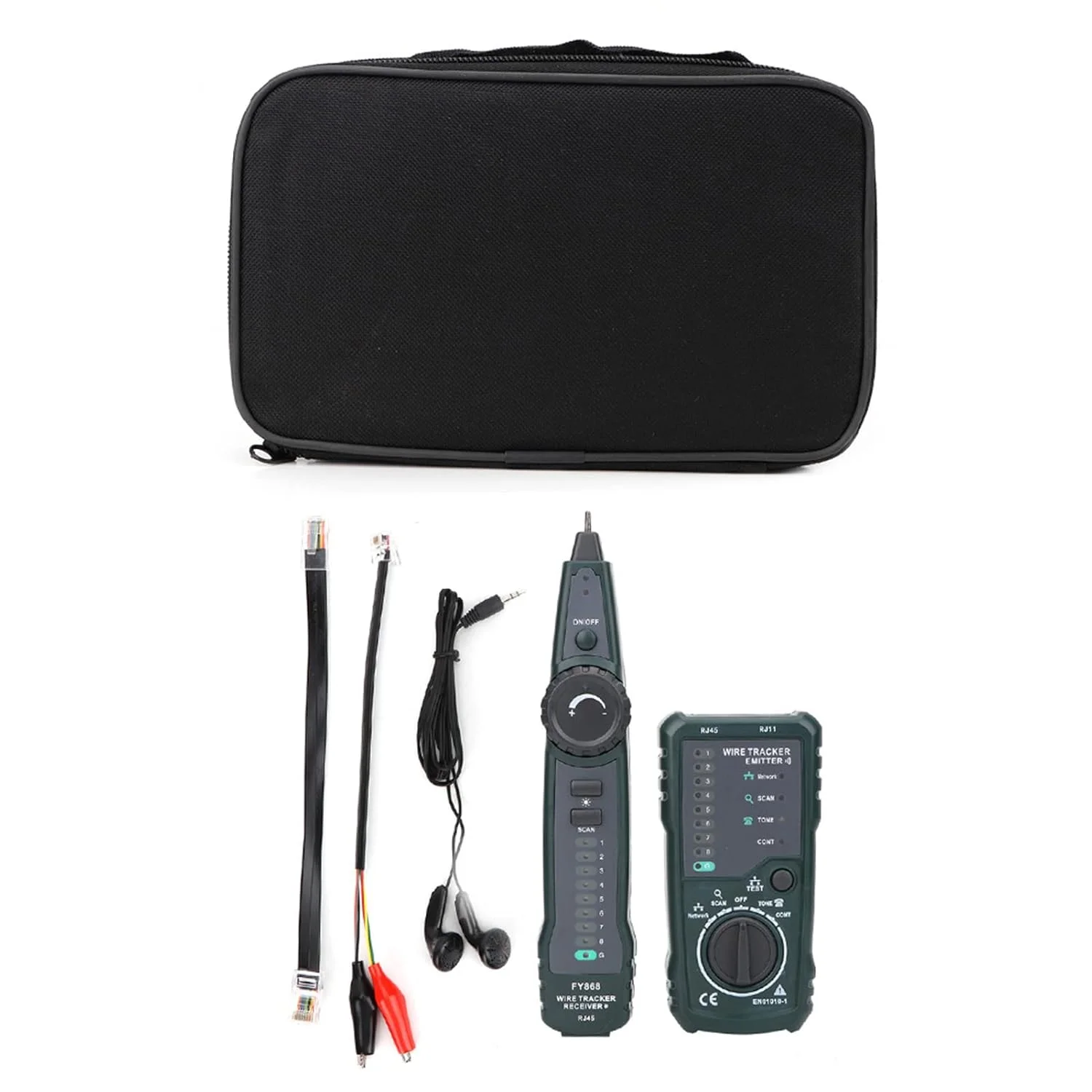 تستر کابل Spacnana FY868، کیت ردیاب سیم LAN، تستر کابل RJ45 RJ11 برای مهندس مخابرات، مهندس تعمیر و نگهداری تستر کابل Spacnana FY868، کیت ردیاب سیم LAN، تستر کابل RJ45 RJ11 برای مهندس مخابرات، مهندس تعمیر و نگهداری