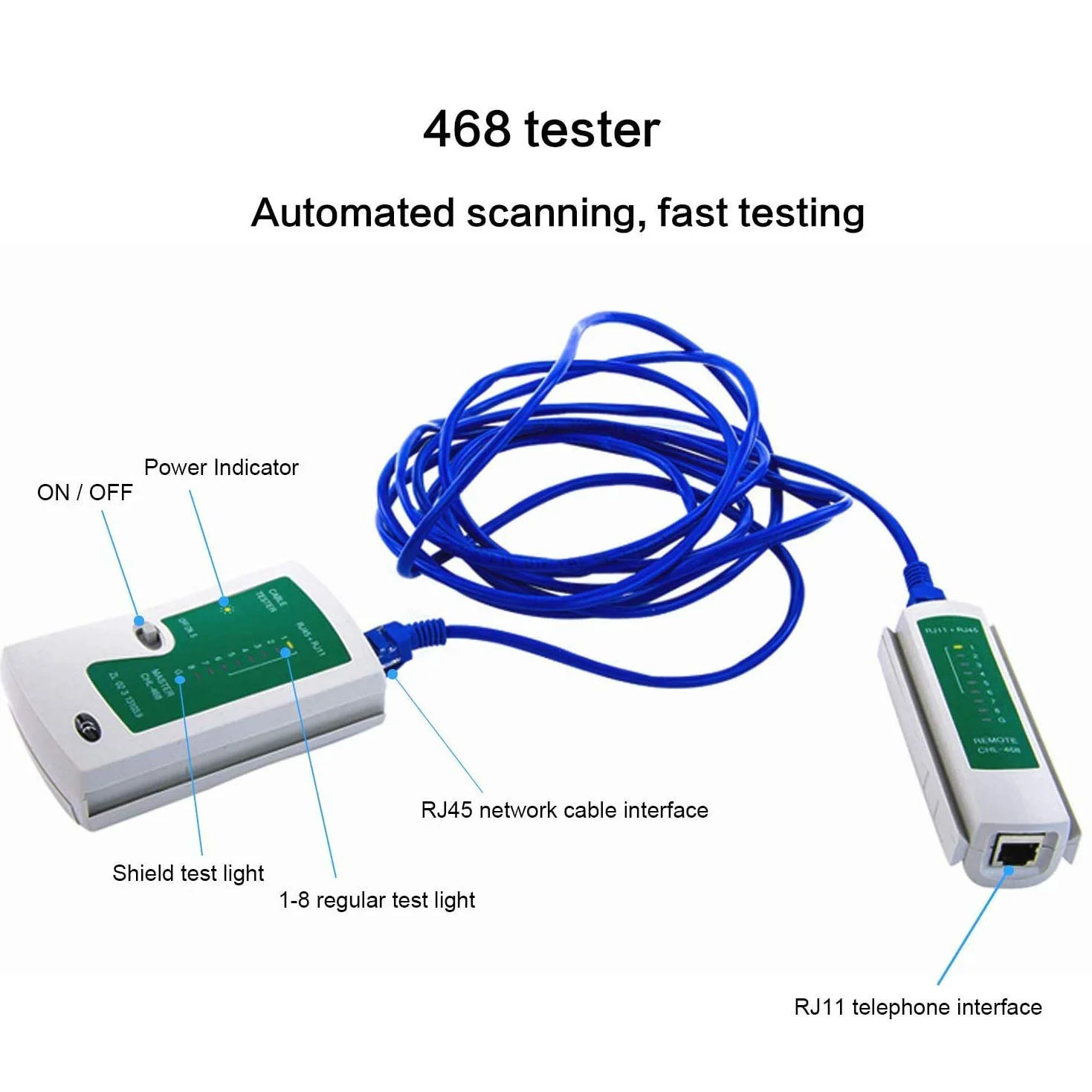 مجموعه ابزار تعمیرات شبکه TAINDU، 9 در 1، تستر کابل، کیت تعمیرات شبکه، ابزار تست کابل شبکه، مجموعه ابزار دستی