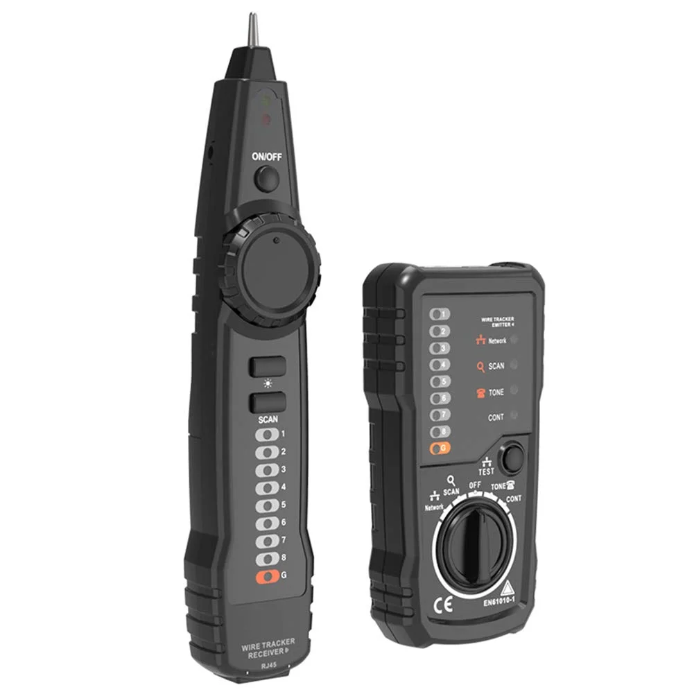 ردیاب سیم، ردیاب خط کابل RJ45 RJ11 برای بررسی کابل شبکه اترنت LAN / تست سیم تلفن