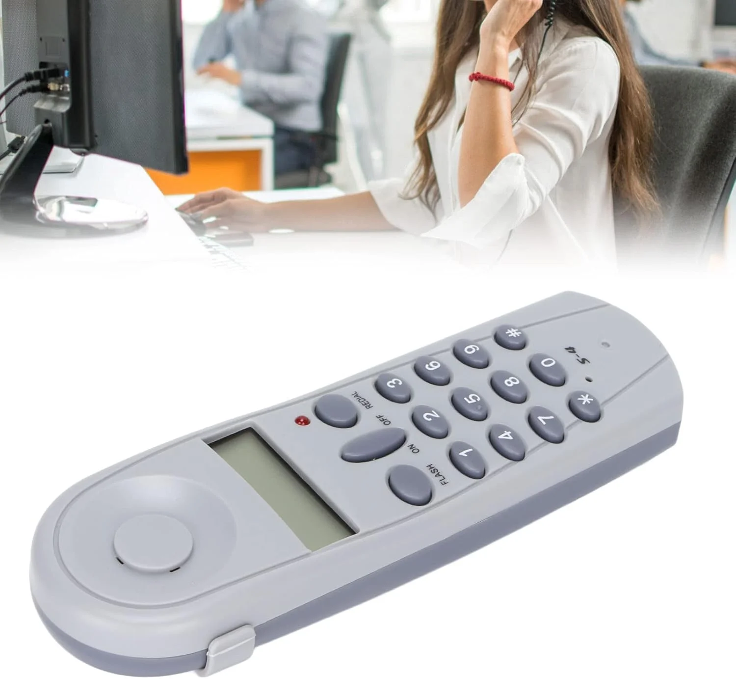 تستر خط تلفن، ابزار تست خط تلفن برای تکنسین خط تلفن به همراه کانکتور و اتصال دهنده برای دفتر کار خانگی، تماس، شناسه تماس گیرنده، تشخیص خط، مجموعه تست تلفن حرفه ای با صفحه نمایش LCD