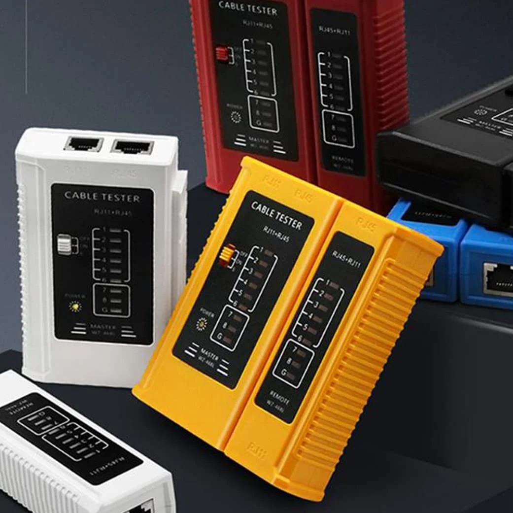 ابزار تست کابل RJ45 RJ11 USB LAN کابل اترنت یاب خط شبکه (رنگ: مشکی) ابزار تست کابل RJ45 RJ11 USB LAN کابل اترنت یاب خط شبکه (رنگ: مشکی)