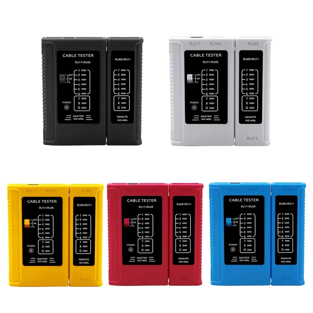 ابزار تست کابل RJ45 RJ11 USB LAN کابل اترنت یاب خط شبکه (رنگ: مشکی) ابزار تست کابل RJ45 RJ11 USB LAN کابل اترنت یاب خط شبکه (رنگ: مشکی)