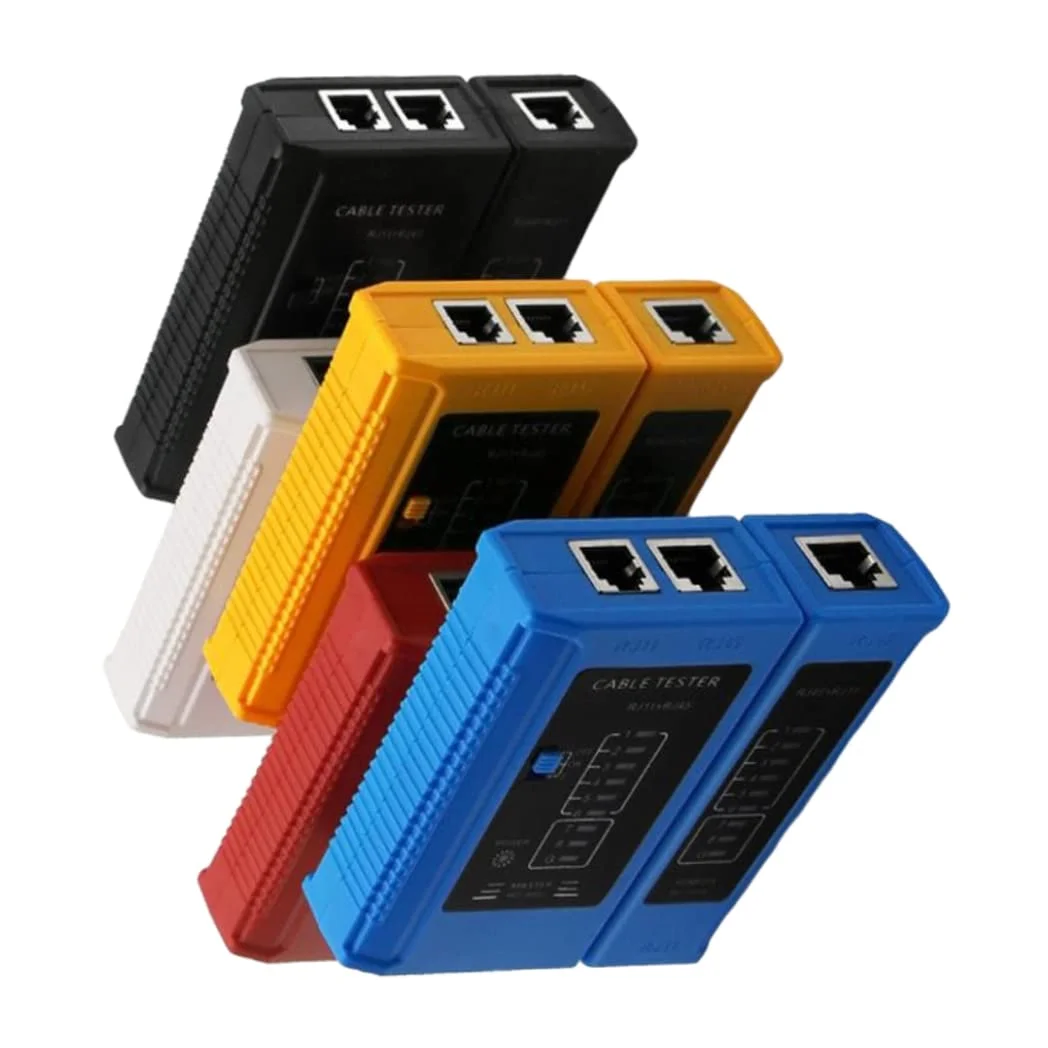 ابزار تست کابل RJ45 RJ11 USB LAN سیم کابل اترنت کانکتور شبکه یاب خط شبکه قرمز (رنگ: سفید) ابزار تست کابل RJ45 RJ11 USB LAN سیم کابل اترنت کانکتور شبکه یاب خط شبکه قرمز (رنگ: سفید)