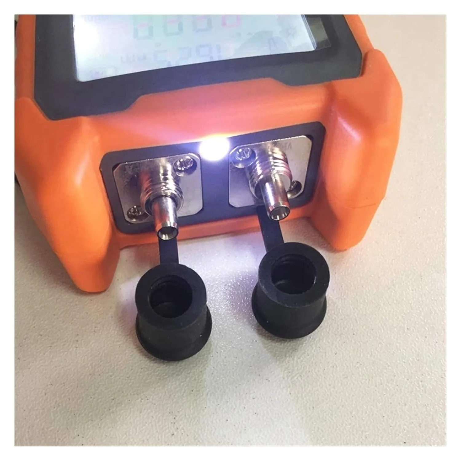 تستر کابل فیبر نوری، پاور متر نوری قابل حمل با رابط جهانی FC/SC/ST و مکان یاب بصری داخلی 1 مگاواتی