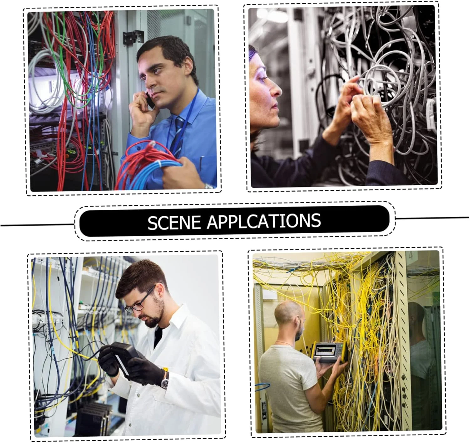 تستر کابل شبکه RJ45، تستر کابل تلفن RJ11، ابزار اندازه گیری خط تلفن