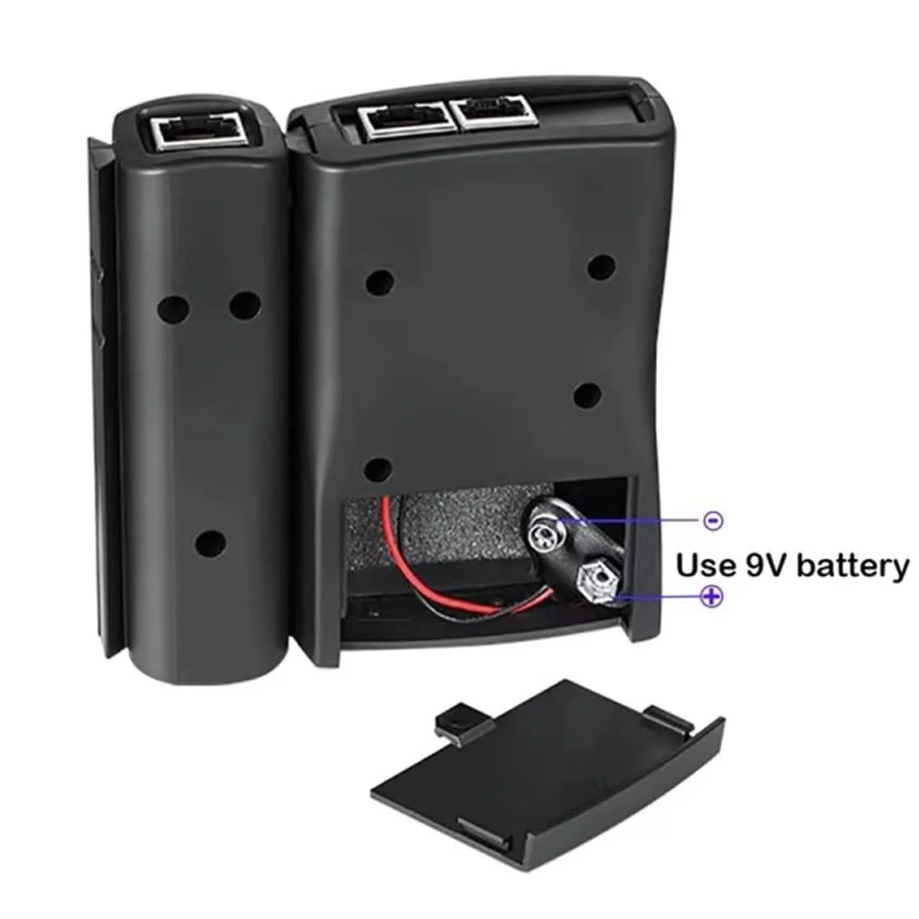 تستر کابل شبکه RJ45 مدل tilasav، ابزار تعمیر شبکه رنگ مشکی + نارنجی