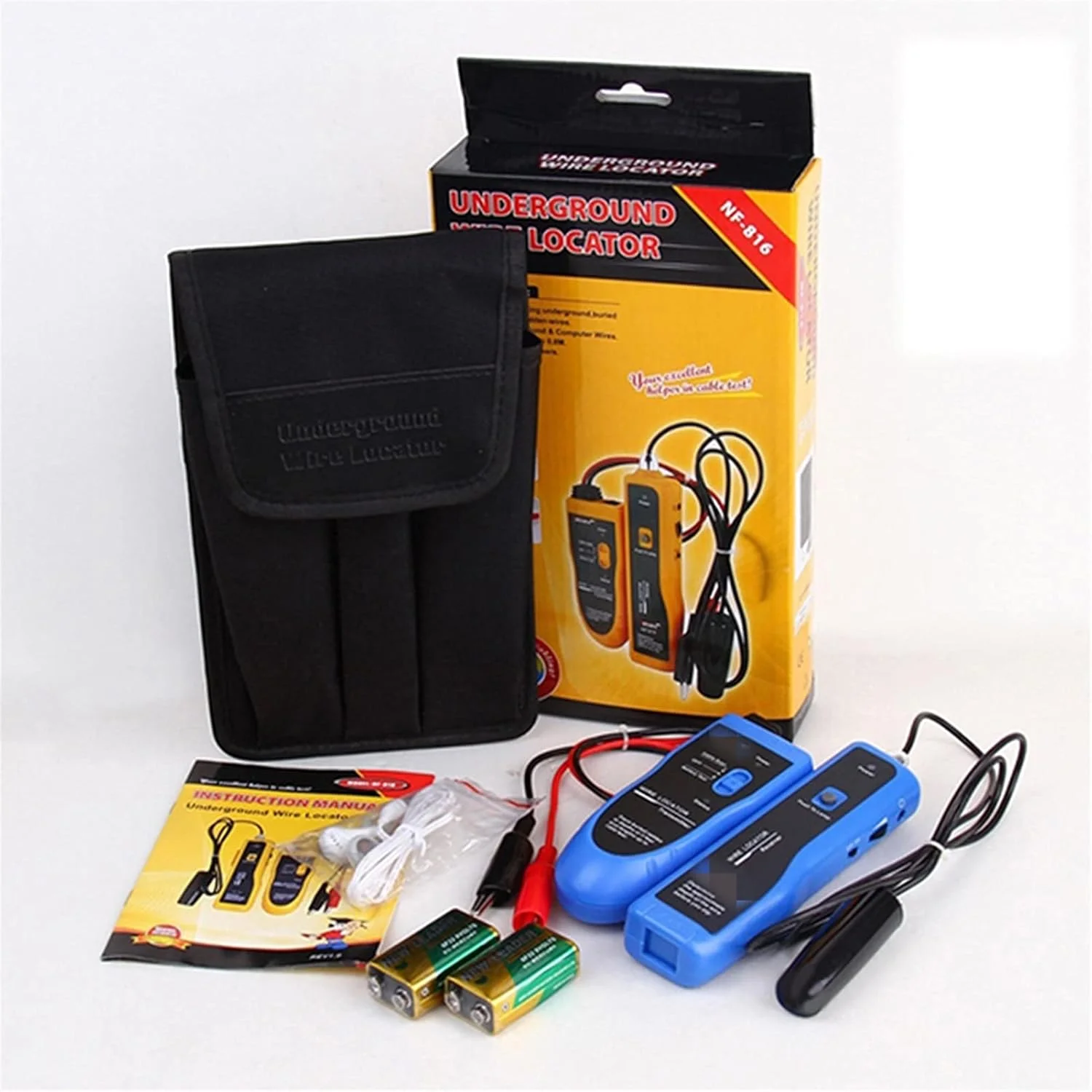 تستر کابل شبکه، ردیاب سیم زیرزمینی، ردیابی و مکان یابی سیم های مدفون و پنهان، اسکنر دیواری عمق سیم کابل، یاب خط تلفن زیرزمینی