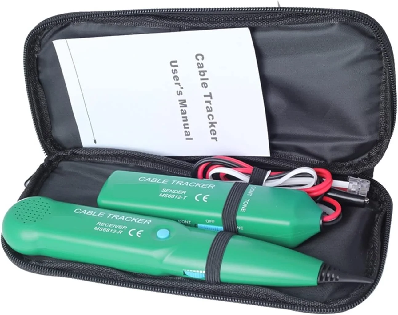 تستر کابل شبکه MS6812 ردیاب سیم خط تلفن محدوده فرکانس دریافت ابزار UTP تستر کابل شبکه LAN یاب خط تلفن زیرزمینی