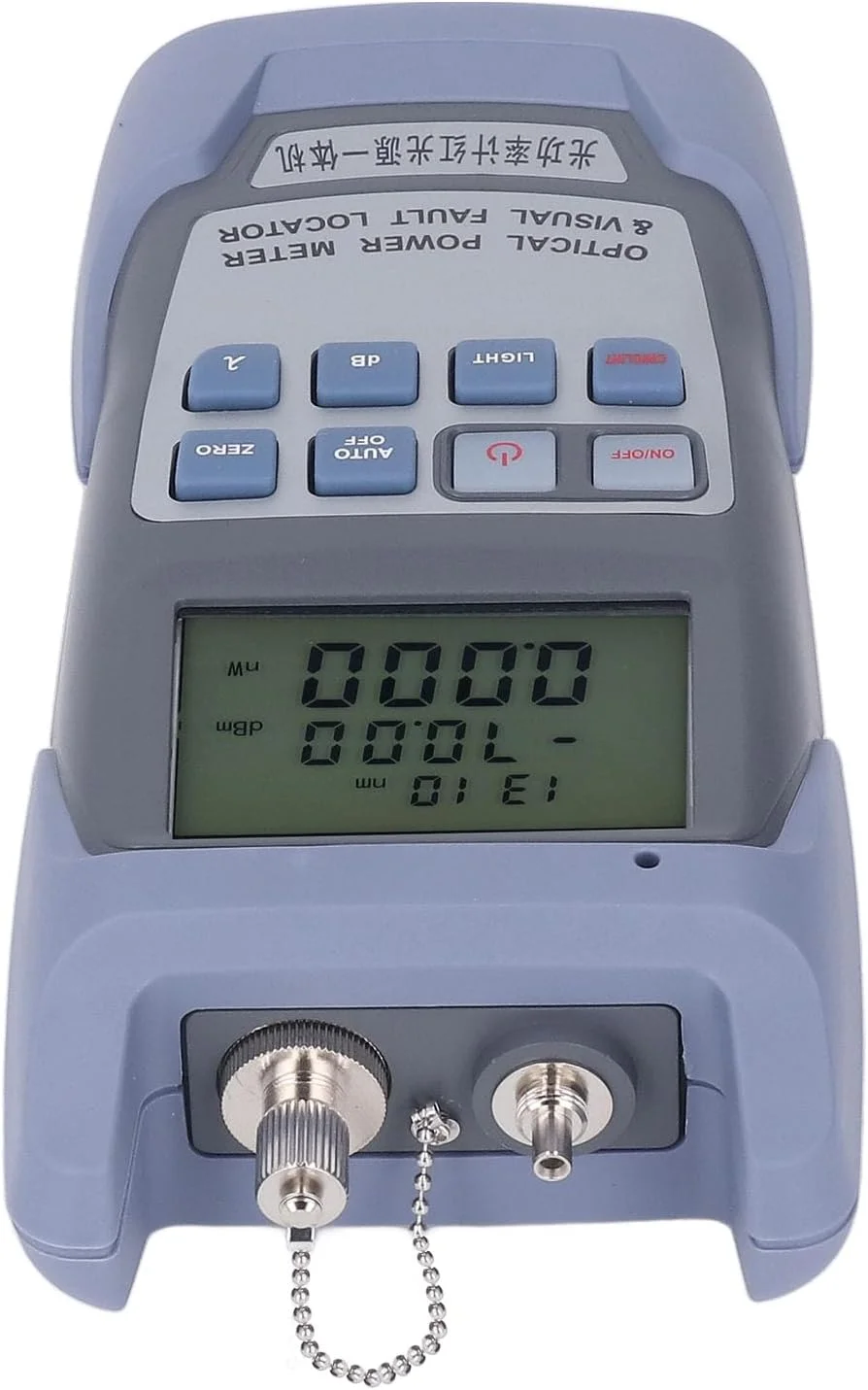 تستر نور فیبر نوری Torvex، ابزار کابل نوری، تستر توان نوری برای تشخیص عیب فیبر نوری 650 نانومتر 7 طول موج (10 مگاوات)