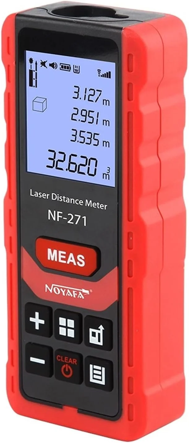 تستر کابل شبکه TTGLRT با متراژ 50 و 70 متر، ابزار اندازه گیری دیجیتال مسافت، مساحت، حجم، طول فیثاغورثی، ابزار خط کش فاصله یاب (رنگ: 50 متر)