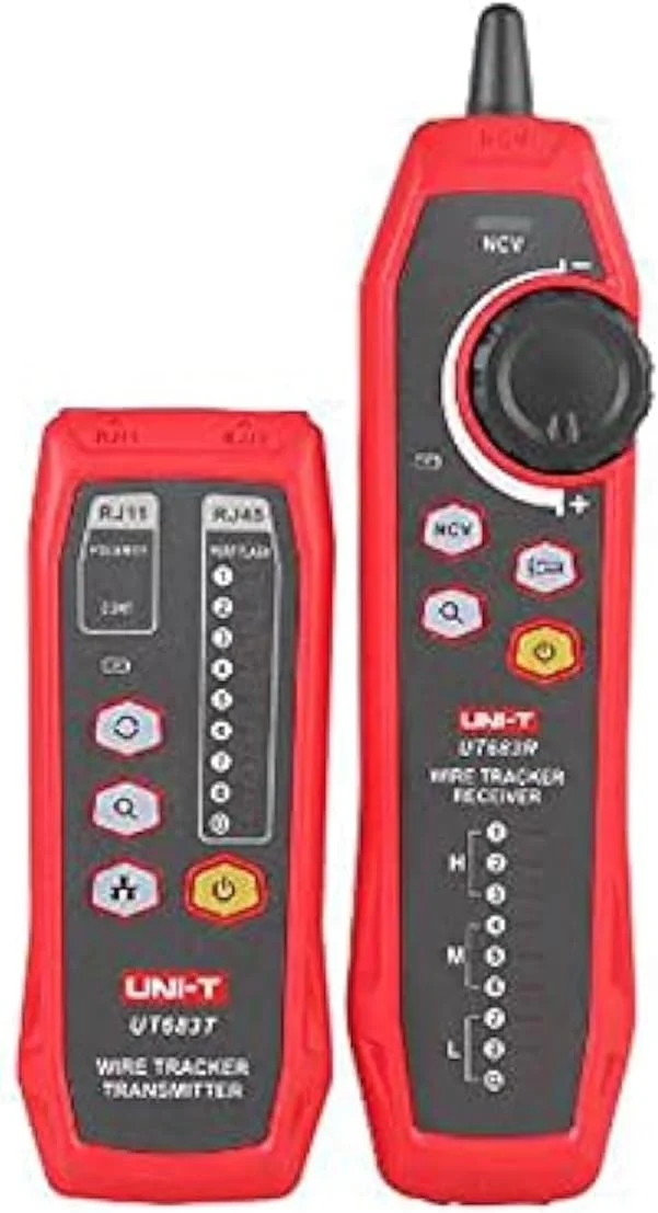ردیاب کابل شبکه / تلفن UT683KIT، ردیاب سیم، تستر کابل RJ45 RJ11، ابزار تعمیر شبکه