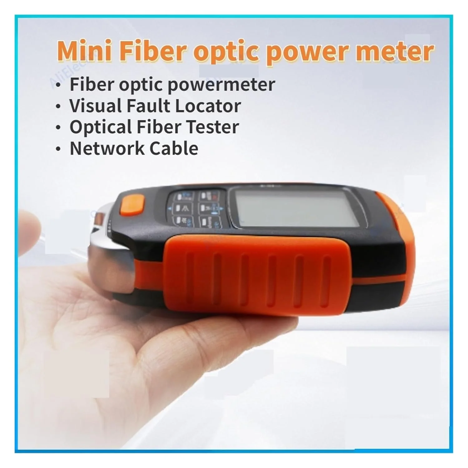 متر قدرت فیبر نوری کوچک با نشانگر بصری عیب یاب، تستر کابل شبکه فیبر نوری 5km 15km 30km (50T-1mw 5KM) متر قدرت فیبر نوری کوچک با نشانگر بصری عیب یاب، تستر کابل شبکه فیبر نوری 5km 15km 30km (50T-1mw 5KM)