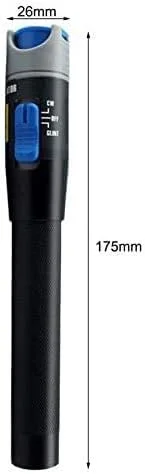 نشانگر عیب یاب بصری 10mW 10KM تستر کابل فیبر نوری با کانکتور 2.5 میلی متری، تجهیزات تست کابل فیبر نوری