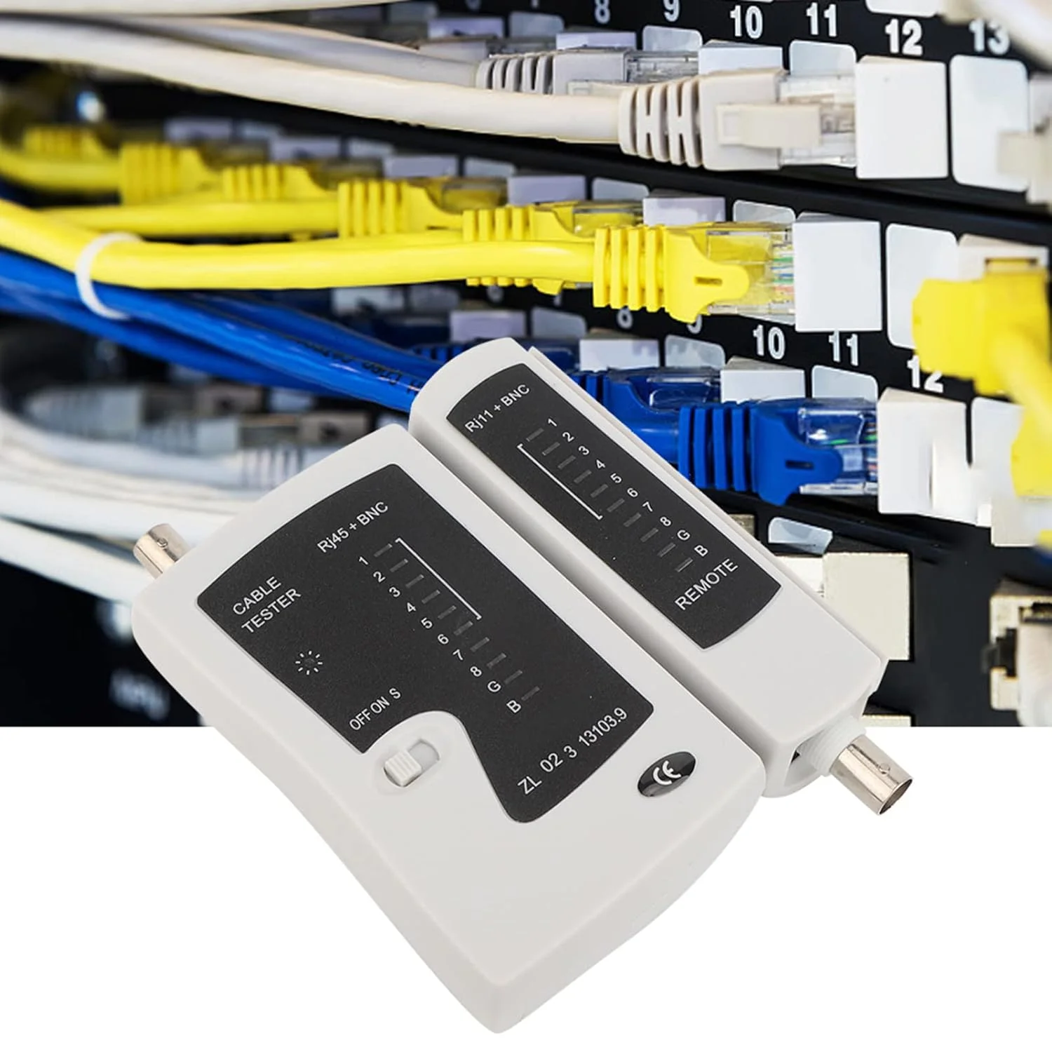 تستر کابل حرفه ای Vomeko YG468B RJ45 BNC، تست سریع و دقیق برای شبکه، تلفن و سیم تستر کابل حرفه ای Vomeko YG468B RJ45 BNC، تست سریع و دقیق برای شبکه، تلفن و سیم