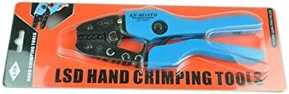 انبر پرس سرسیم ABHJKLM برای سرسیم های بدون عایق 0.5-10mm2، ابزار پرس جغجغه ای، انبر پرس، سیم لخت کن