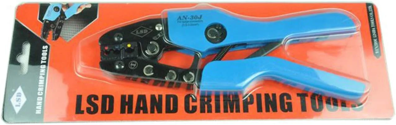 انبر پرس برای کانکتورهای سرج 0.5-6 میلی متر مربع، ابزار پرس 2-10AWG، انبر پرس، سیم لخت کن کابل