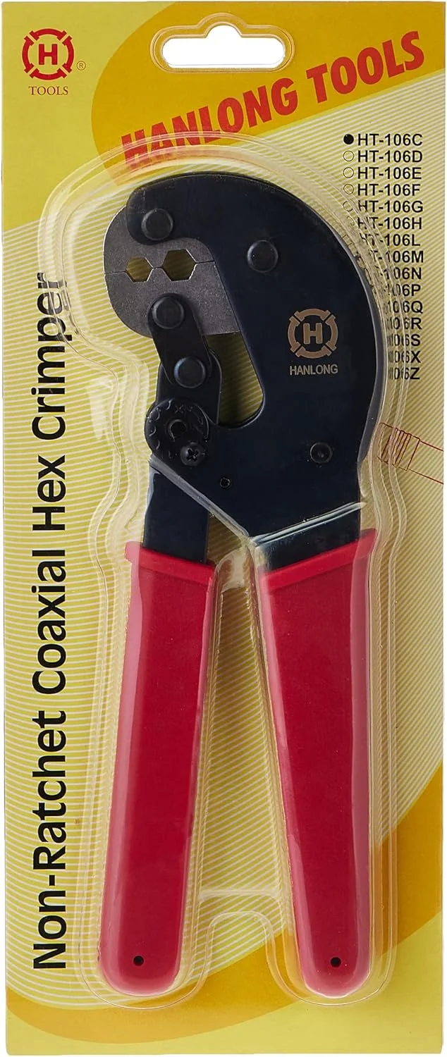 ابزار پرس کواکسیال C2G Legrand برای RG59، RG62 و RG6، ابزار سیم لخت کن، 1 عدد، 38010